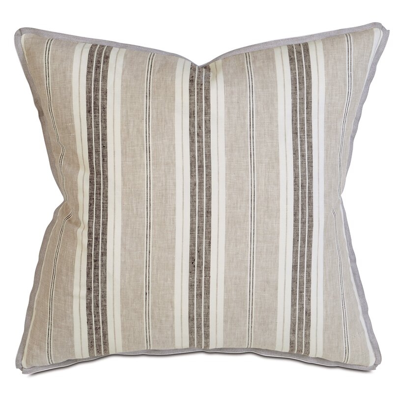 Eastern Accents Aaron by Thom Filicia Square Linen Pillow Cover & Insert - Image 0