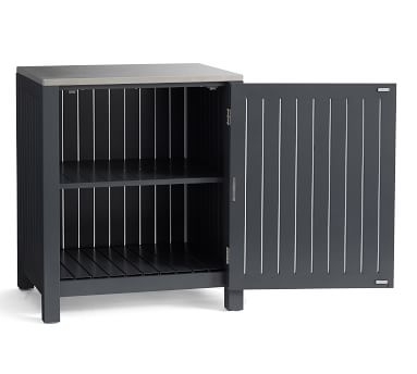 Indio Metal Kitchen Double Cabinet, Slate - Image 5