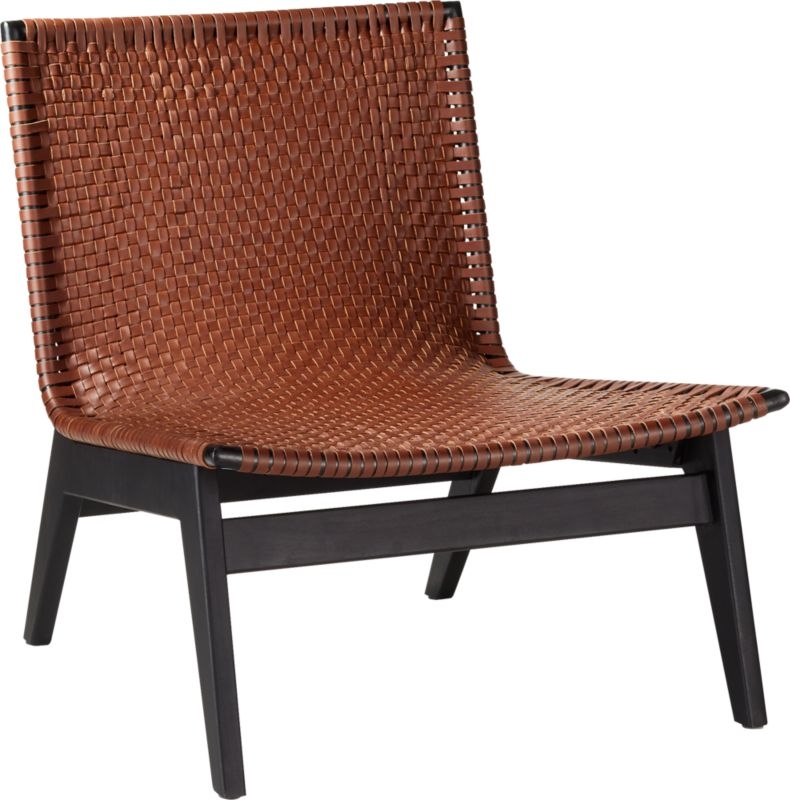 Morada Leather Weave Chair - Image 5