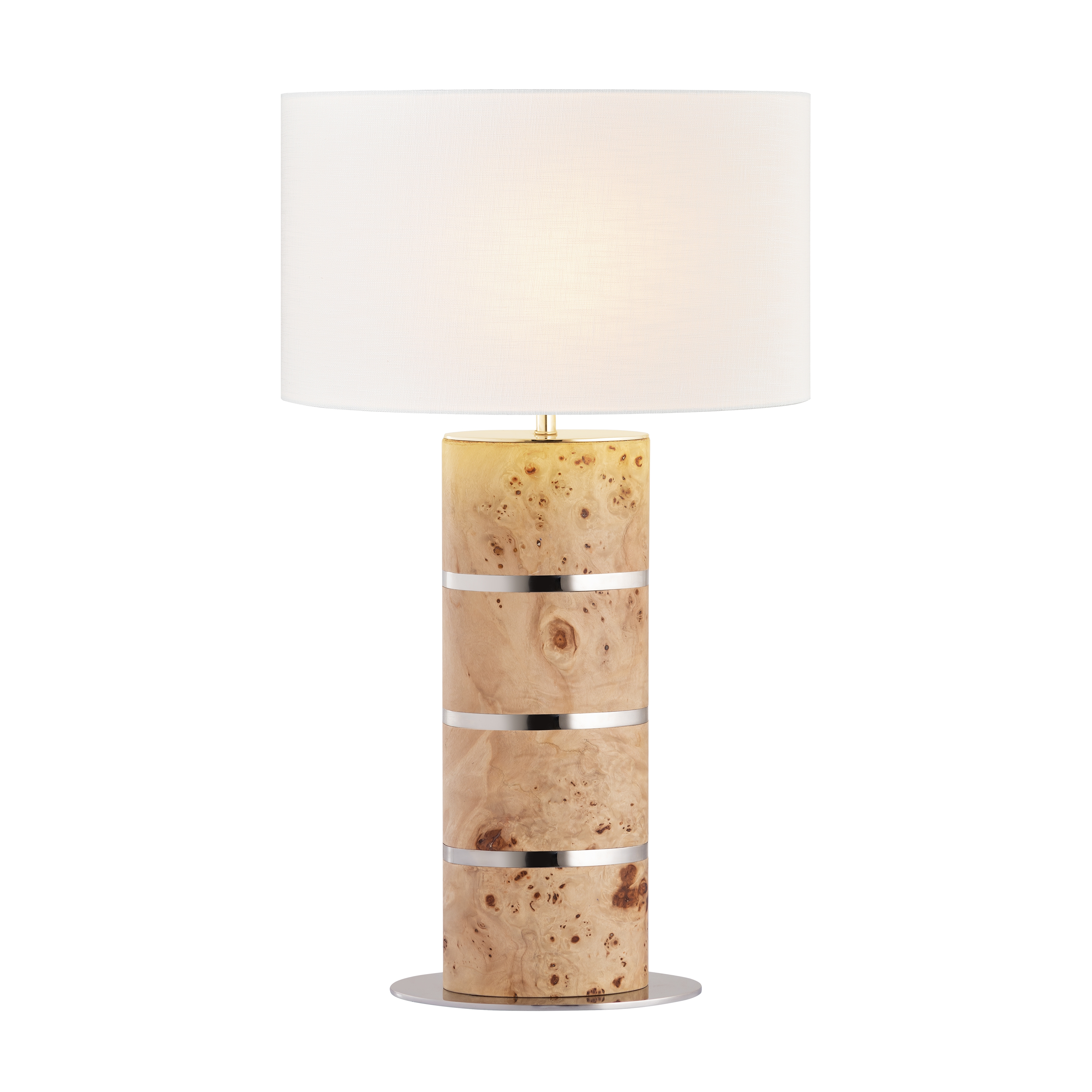 Cahill 28'' High 1-Light Table Lamp - Natural Burl - Includes LED Bulb - Image 0