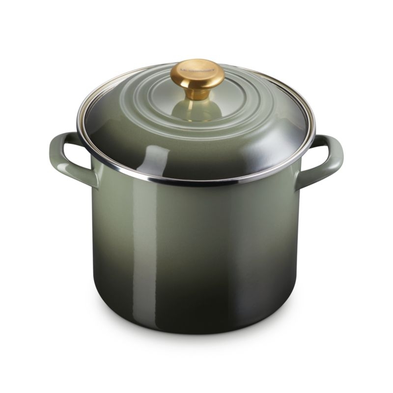 Le Creuset ® 8-Qt. Thyme Enameled Stockpot - Image 3