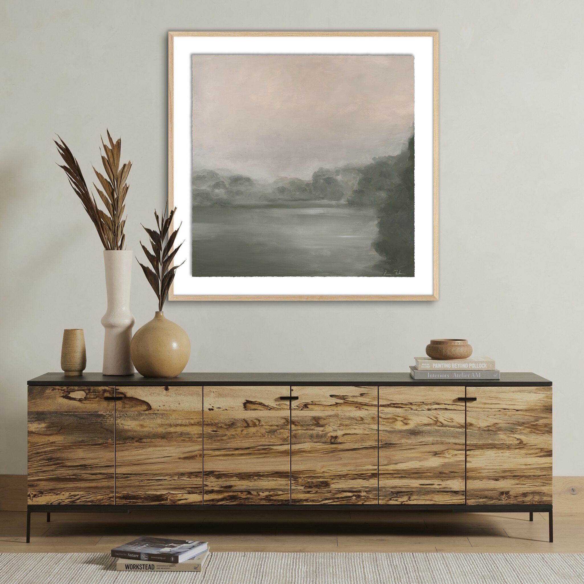 Into The Dawn by Lauren Fuhr - Vertical Grain 1.5 White Oak - Image 2