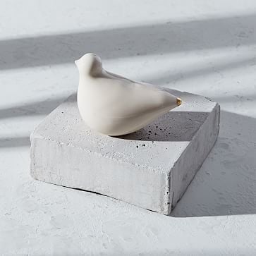Honeycomb Studio Porcelain Turtle Dove, White - Image 0