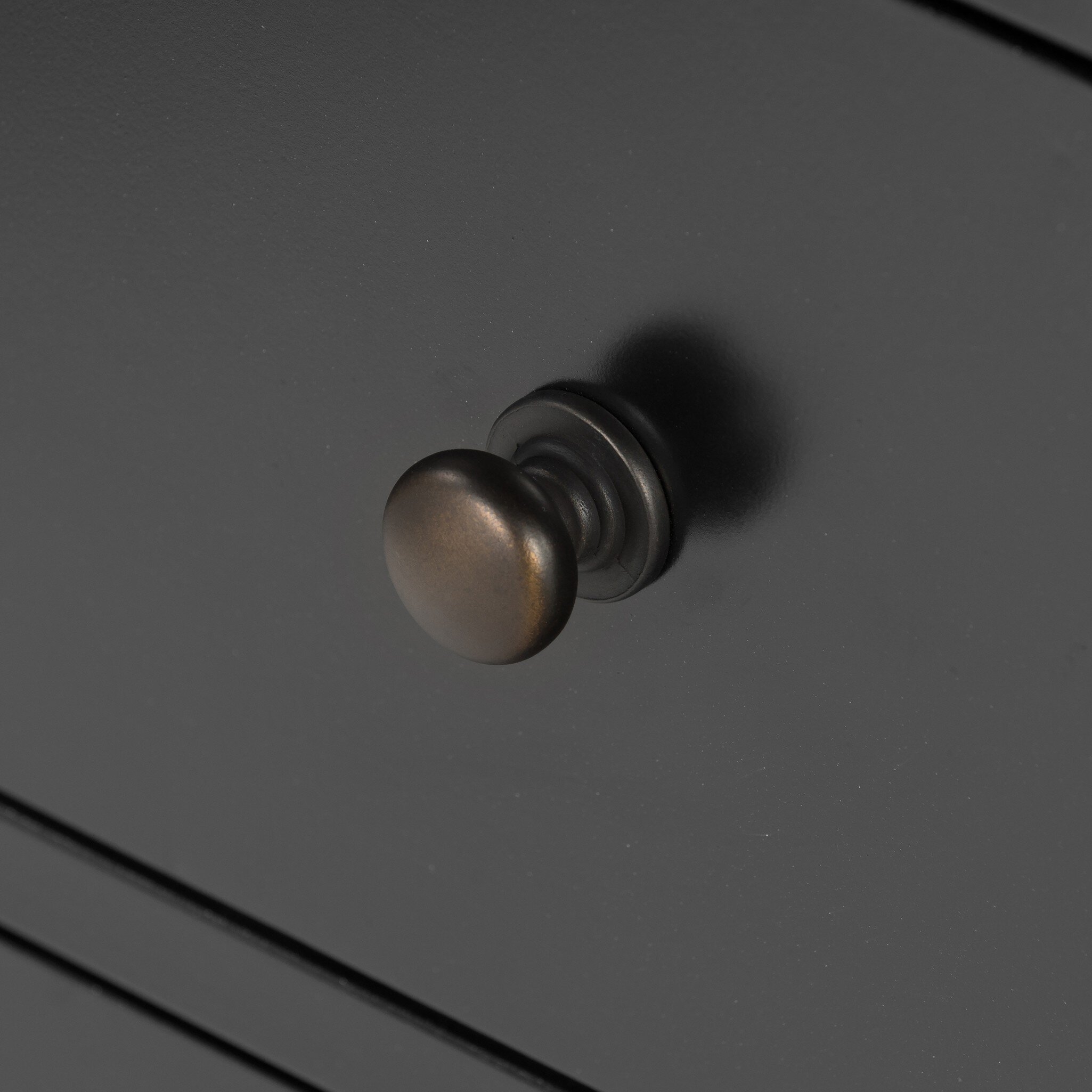 Belmont 2 Drawer Nightstand - Black - Image 7