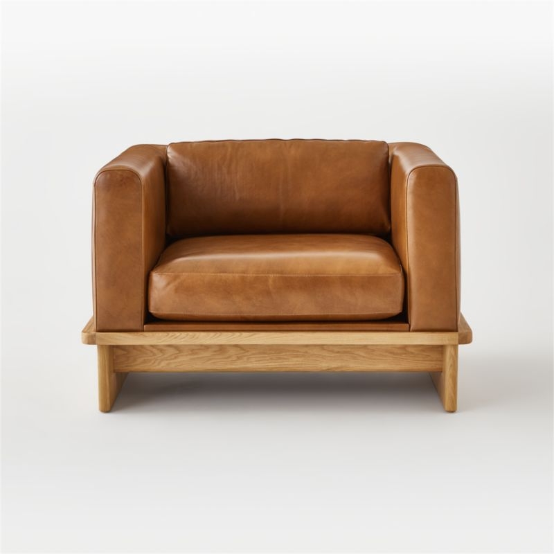Tablon Saddle Leather Chair - Image 1