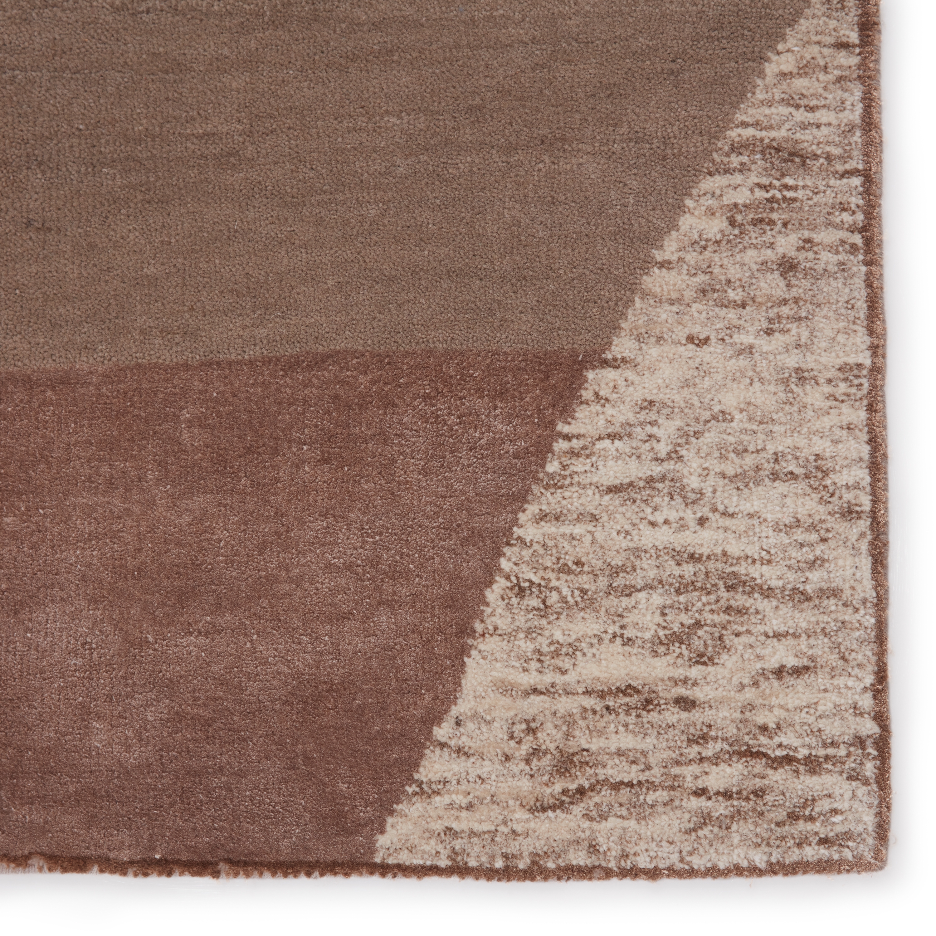 Kavi by Mismo 2 Hand-Knotted Geometric Blue/ Mauve Area Rug (10'X14') - Image 3