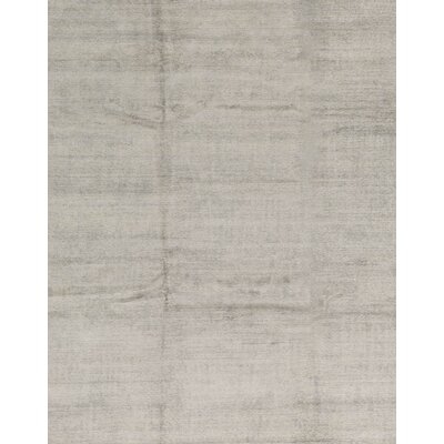 One-of-a-Kind Himalayan Hand-Knotted Gray 9'9" x 14'1" Area Rug - Image 0