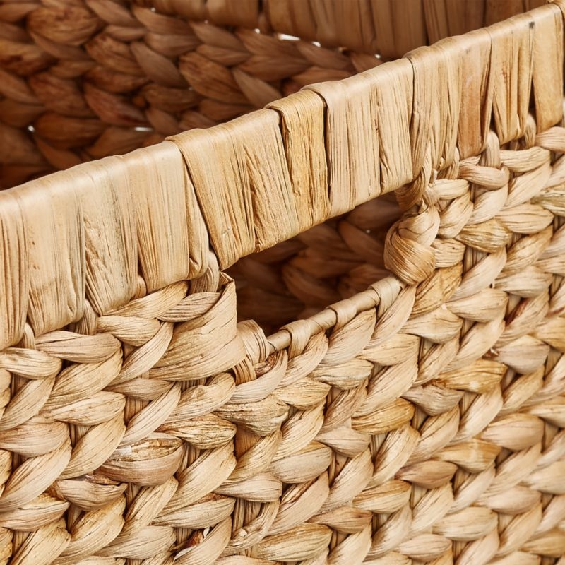 Wonderful Natural Wicker 11" Storage Basket, Set of 4 - Image 9