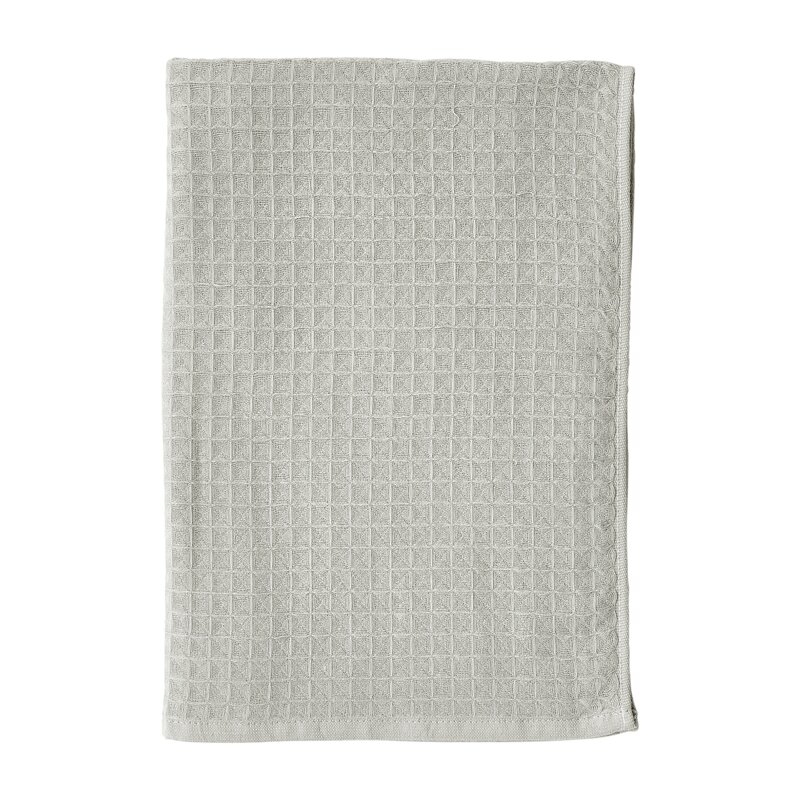 Uchino Waffle Twist 100% Cotton Hand Towel Color: Linen - Image 0