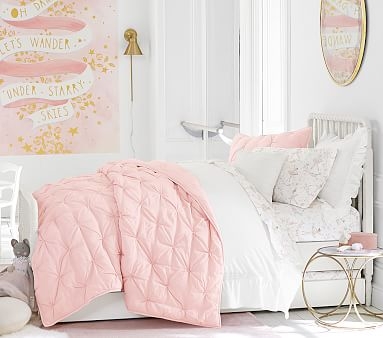 Elsie Bed, Full, Blush Pink, Standard UPS Delivery - Image 2