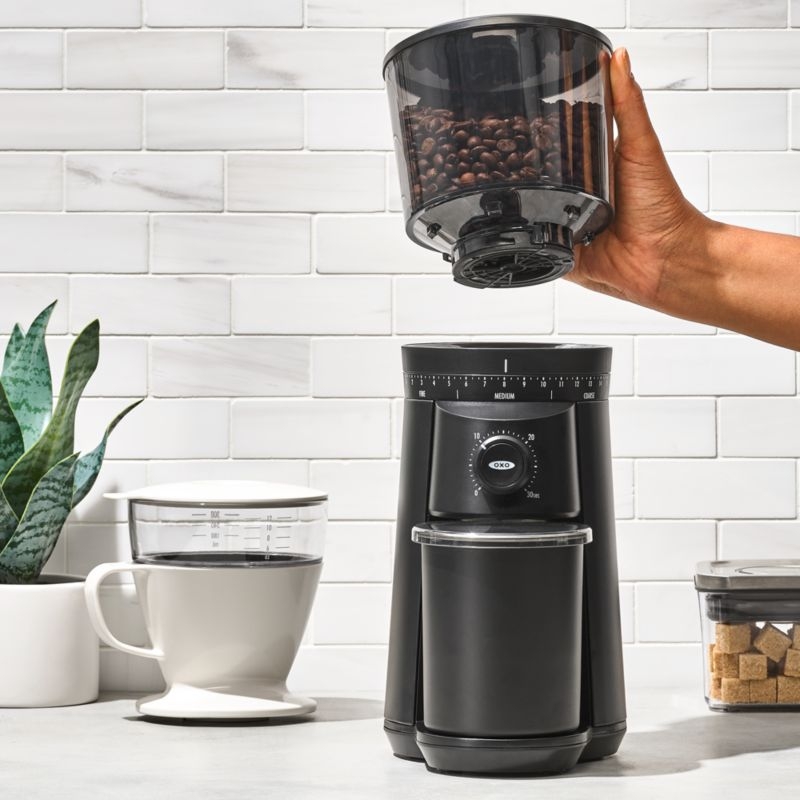 OXO ® Brew Conical Burr Coffee Grinder in Matte Black - Image 5