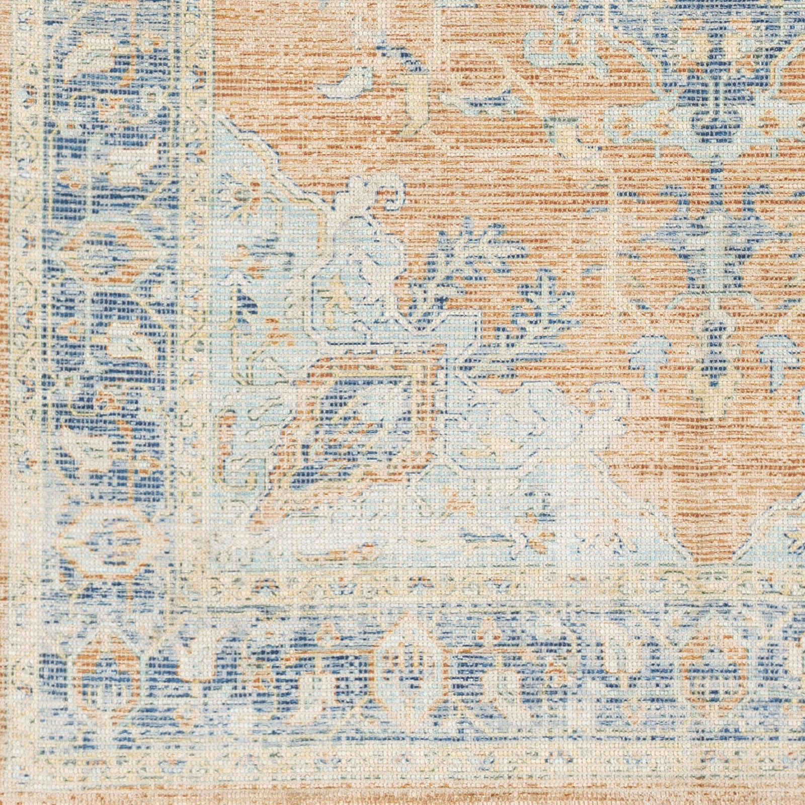 Zainab Blue Indoor 8'10" x 12' Handmade Rug - Image 5
