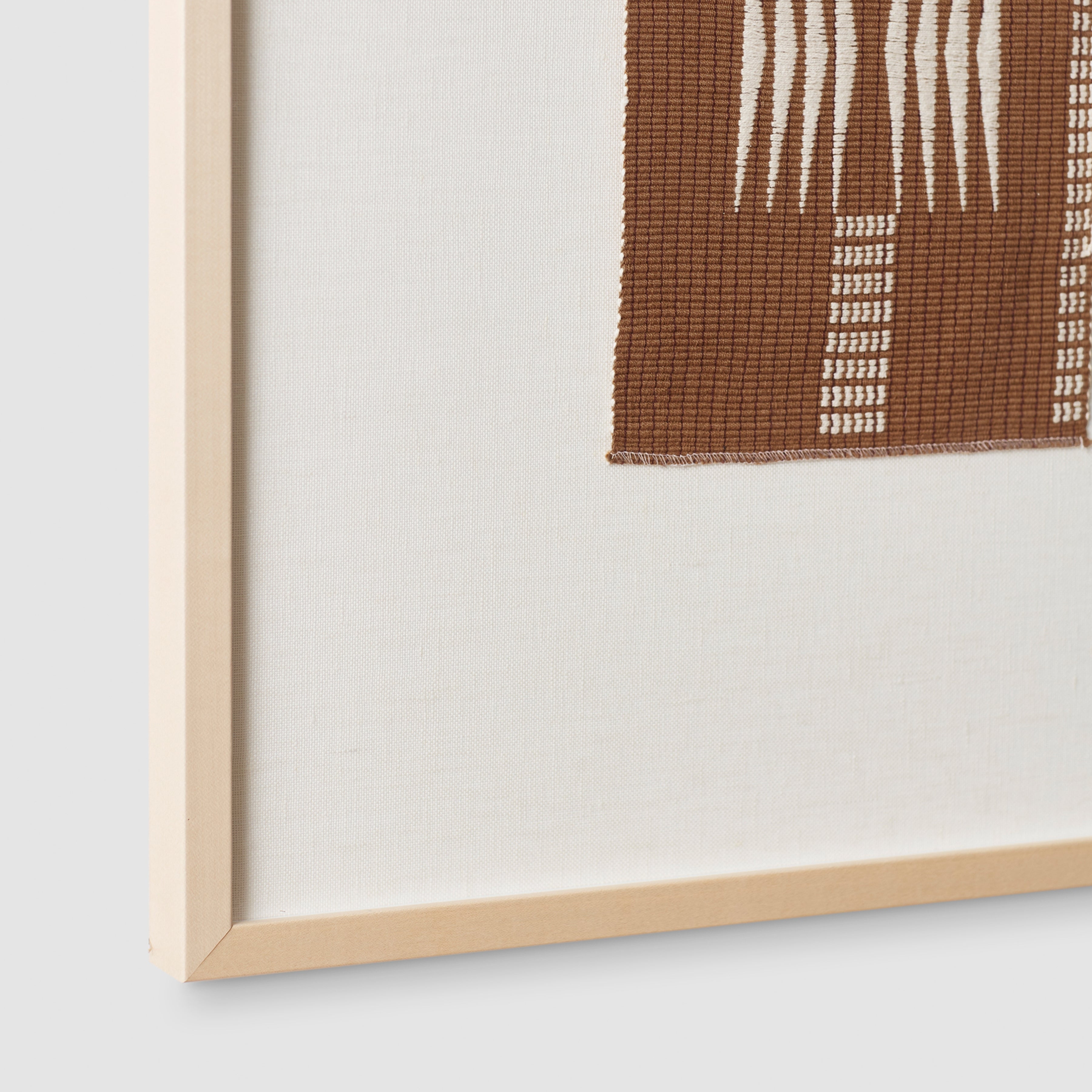 The Citizenry Mihki Wall Hanging Mustard | Dark Wood - Image 4