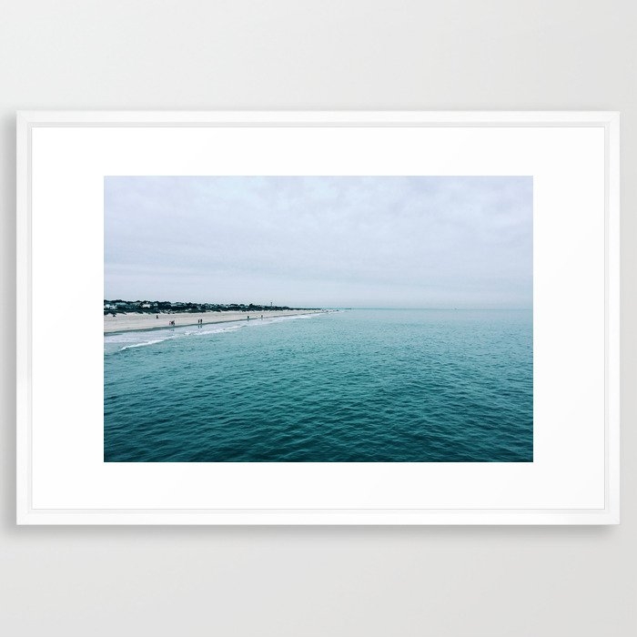 The Endless Sea 2 Framed Art Print by Olivia Joy St.claire - Cozy Home Decor, - Vector White - LARGE (Gallery)-26x38 - Image 0