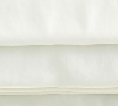 Belgian Flax Linen Blackout Shade, Classic Ivory, 44 x 64" - Image 1