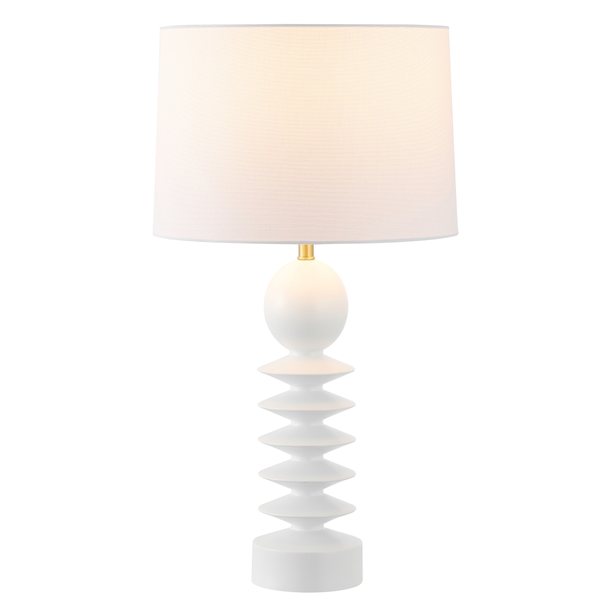 Loza 27.25 Inch Table Lamp - White Washed - Safavieh - Image 4