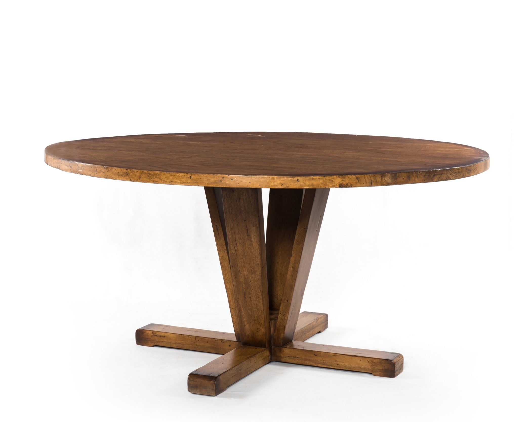 Maleva Round Dining Table, Reclaimed Wood - Image 0