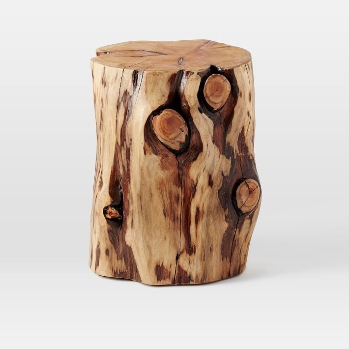 Natural Tree-Stump Side Table - Image 0