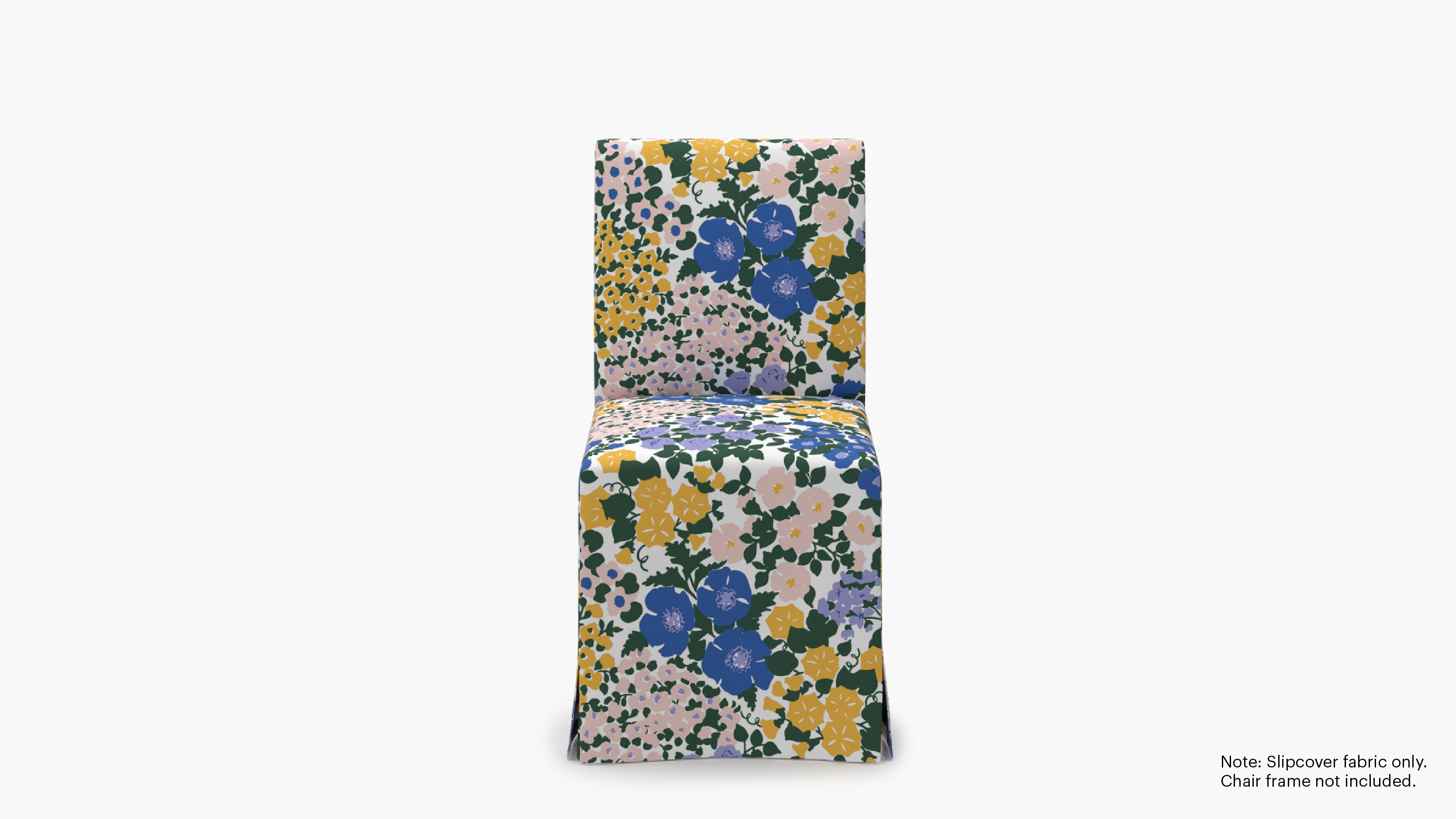 Slipcovered Signature Dining Chair - Cover Only, Lavender Million Flowers - Image 0