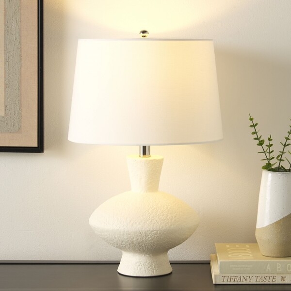 Jola 23 Inch Table Lamp - Off White - Image 1