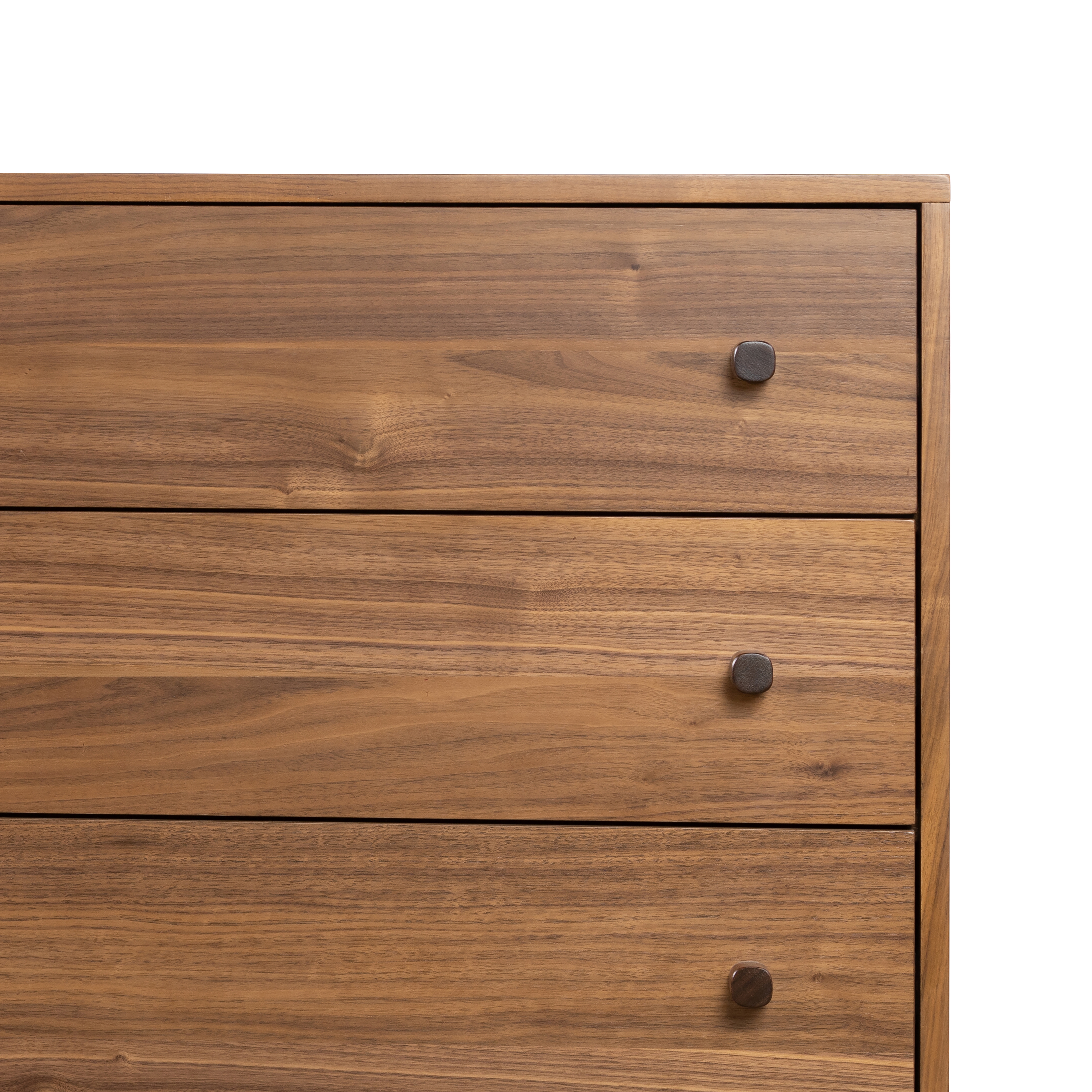 Arturo 6 Drawer Dresser-Natural Walnut - Image 2