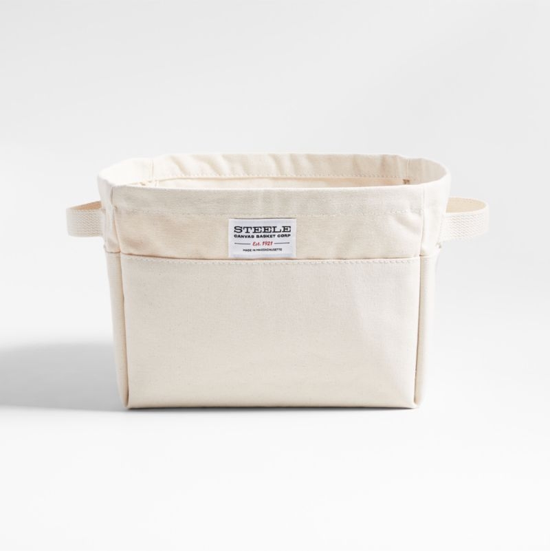 Steele ® Small Canvas Storage and Laundry Basket - Image 2