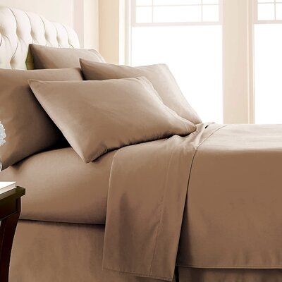 6-Pieces Bed Sheets Set  Microfiber-Wrinkle & Fade Resistant, Deep Pocket, Egyption Comfort Sheet Set - Image 0