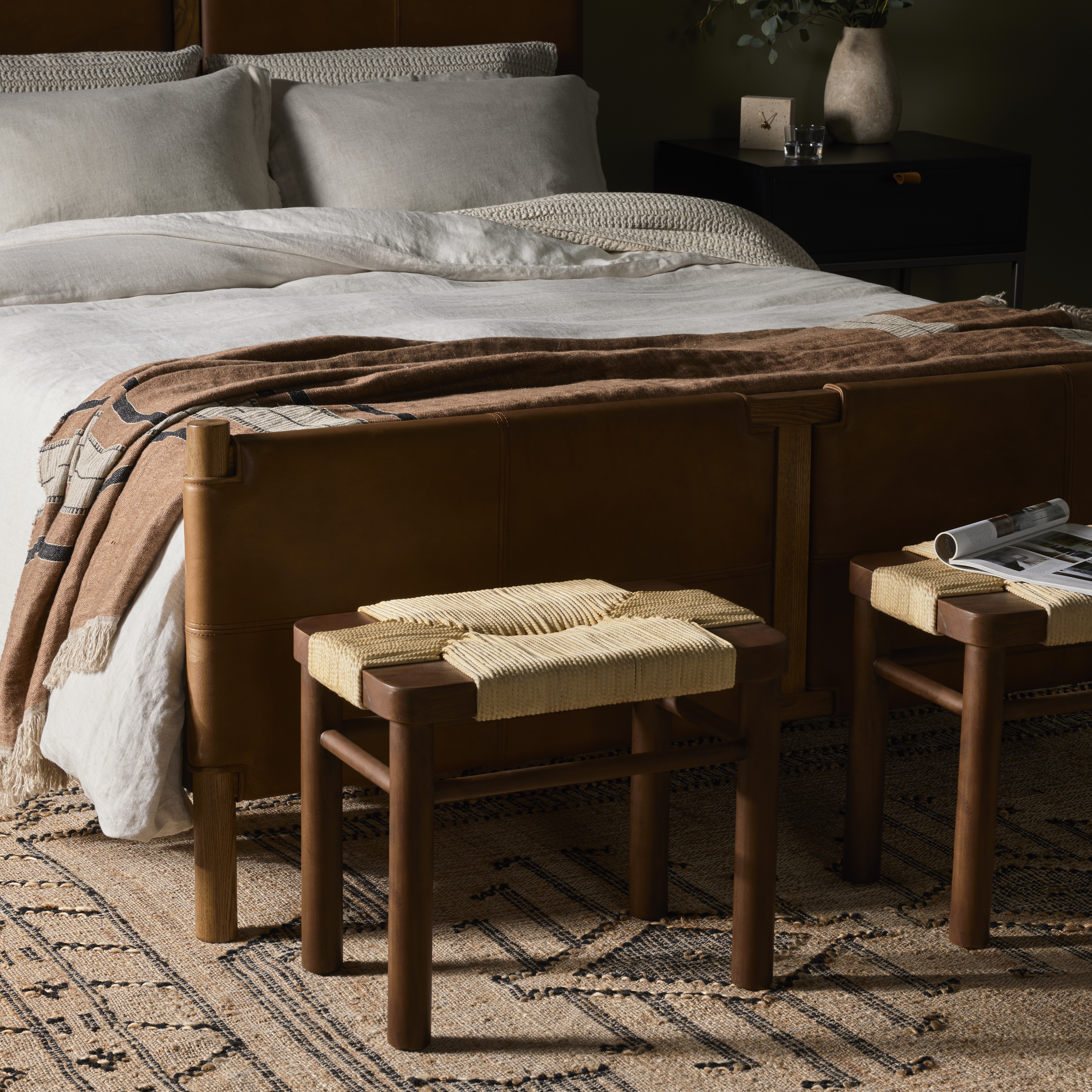 Shona Stool - Vintage Cotton - Image 14