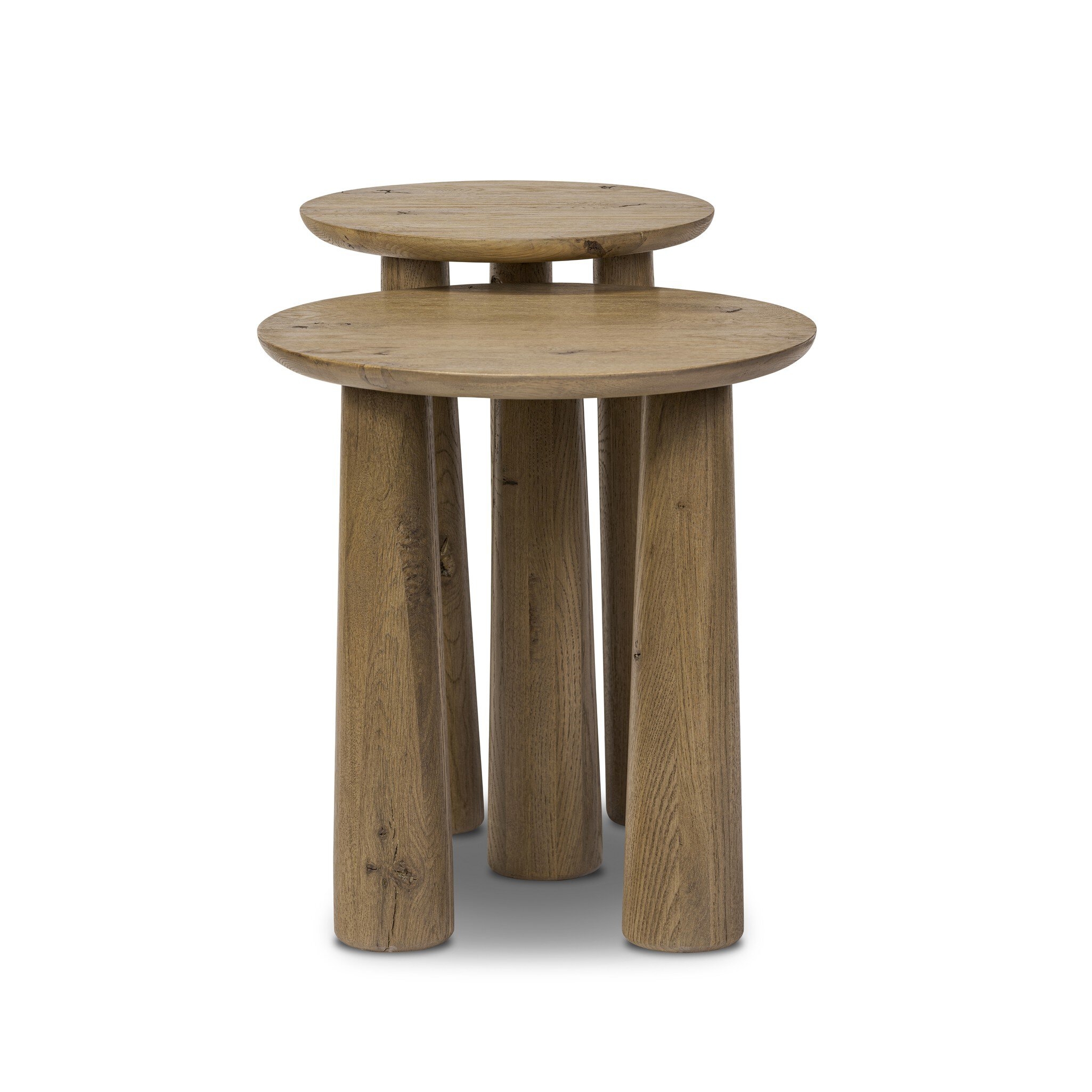 Cooper Nesting End Tables - Drifted Oak - Image 1