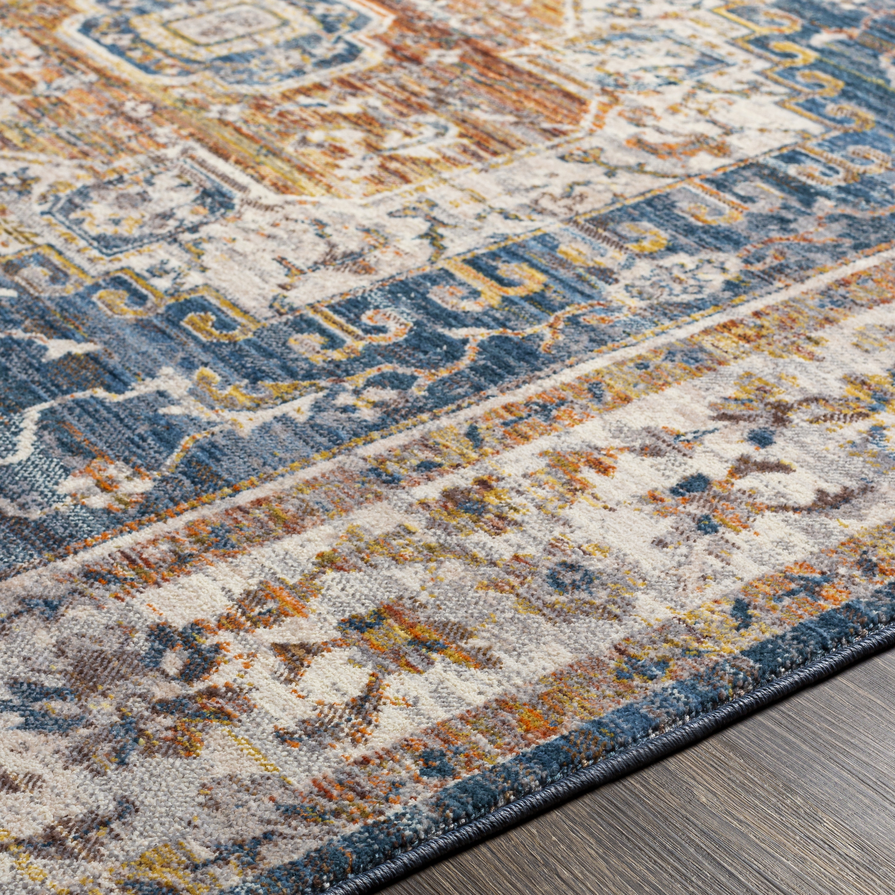 Ephesians Beige Indoor 2' x 2'11" Machine Woven Rug - Image 3