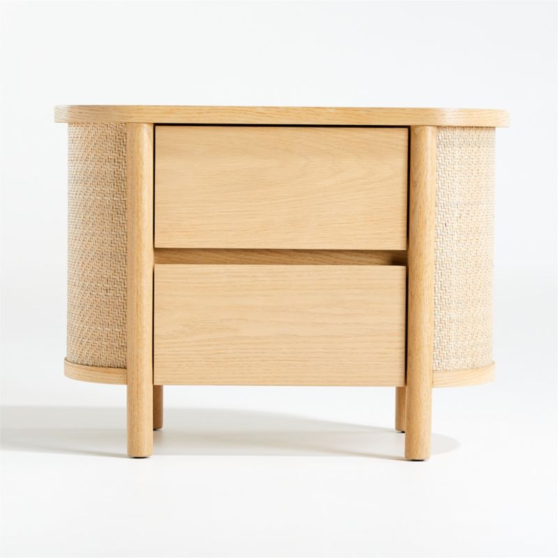 Canyon Natural Wood 2-Drawer Kids Nightstand by Leanne Ford - Image 3