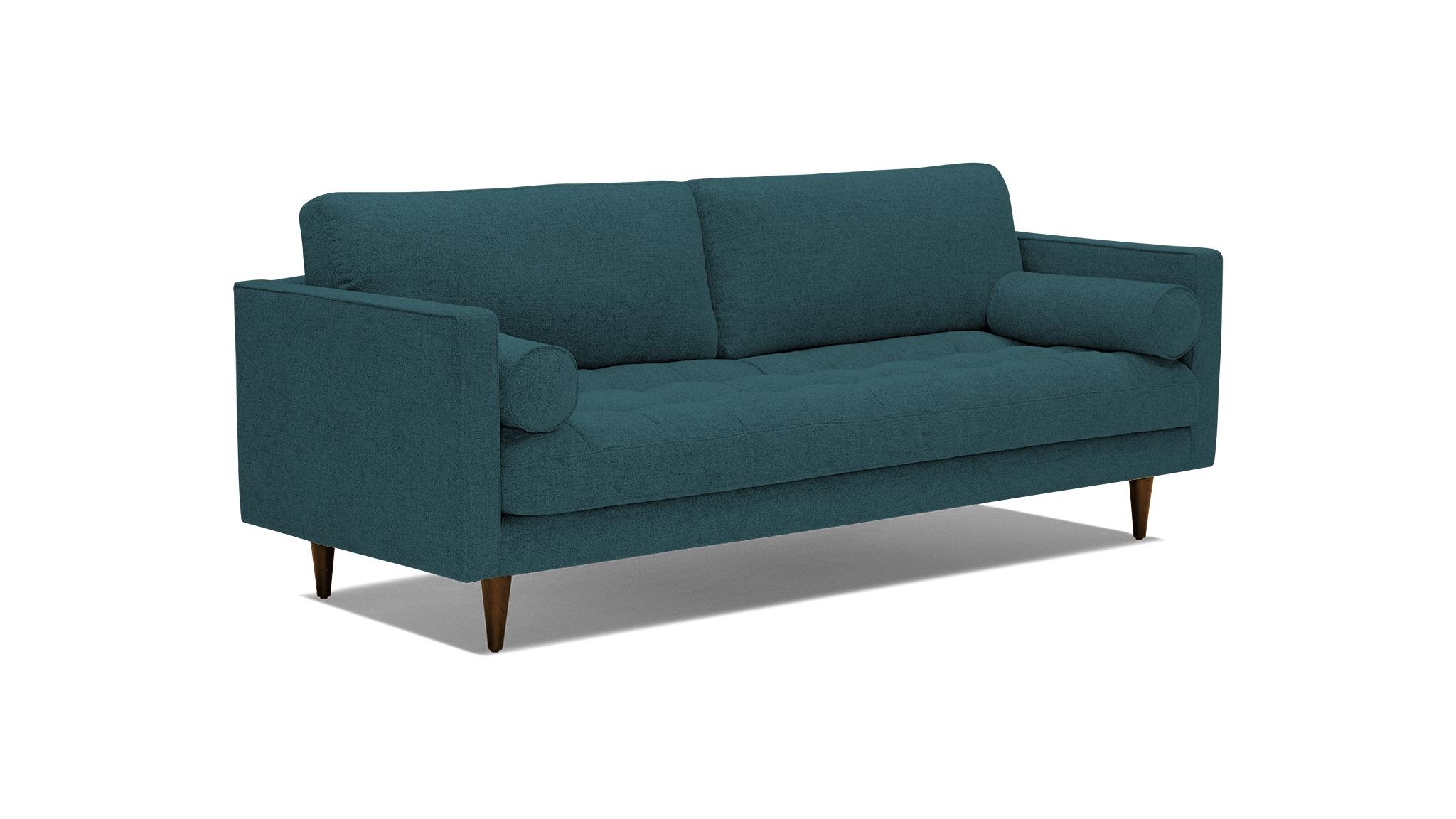 Blue Briar Mid Century Modern Sofa - Cody Pacific - Mocha - Image 1