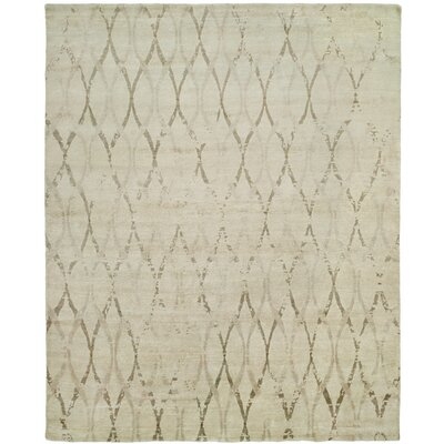 Anhtuan Hand-Knotted Beige Rug - Image 0