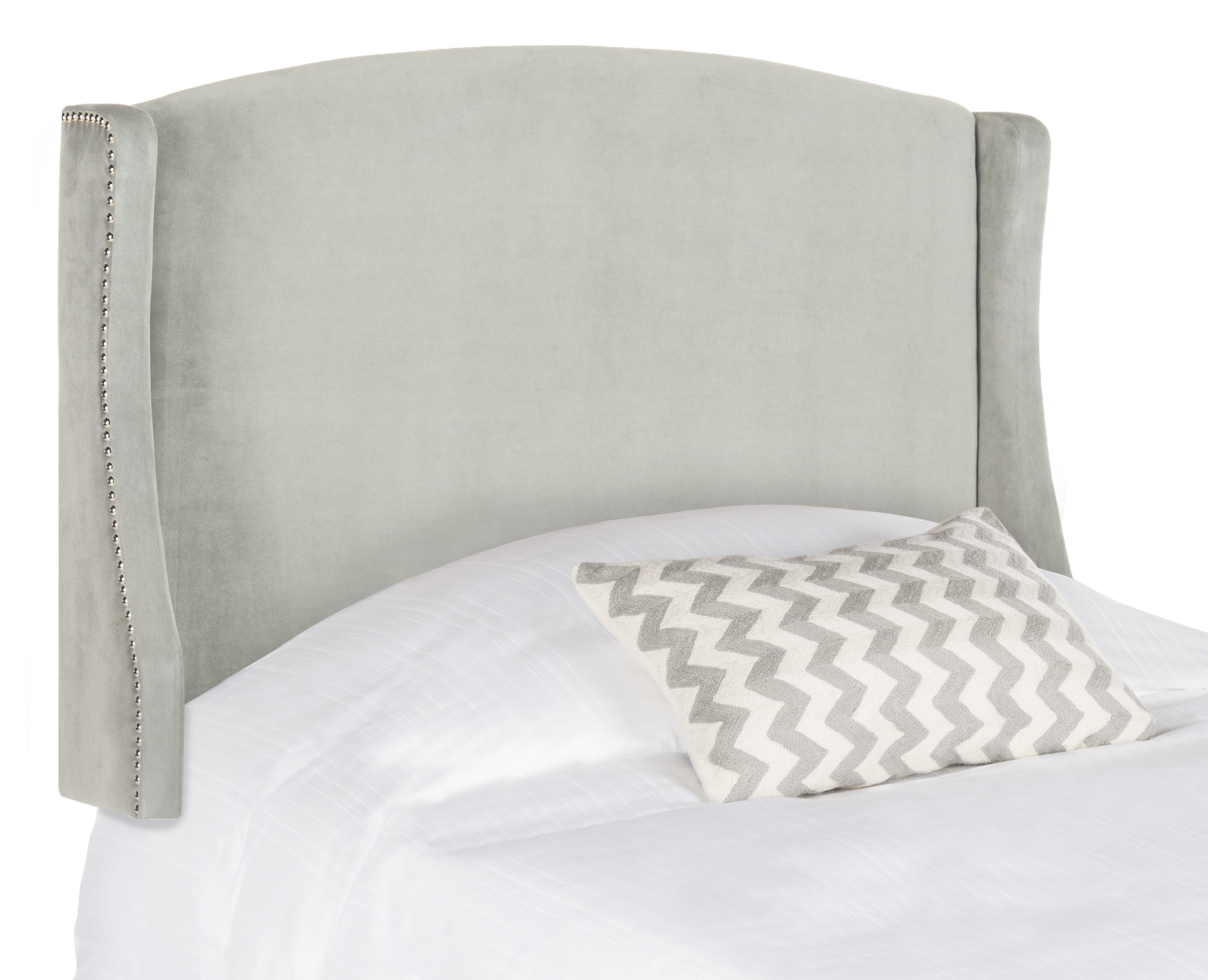 Austin Headboard - Pewter- Safavieh - Image 0