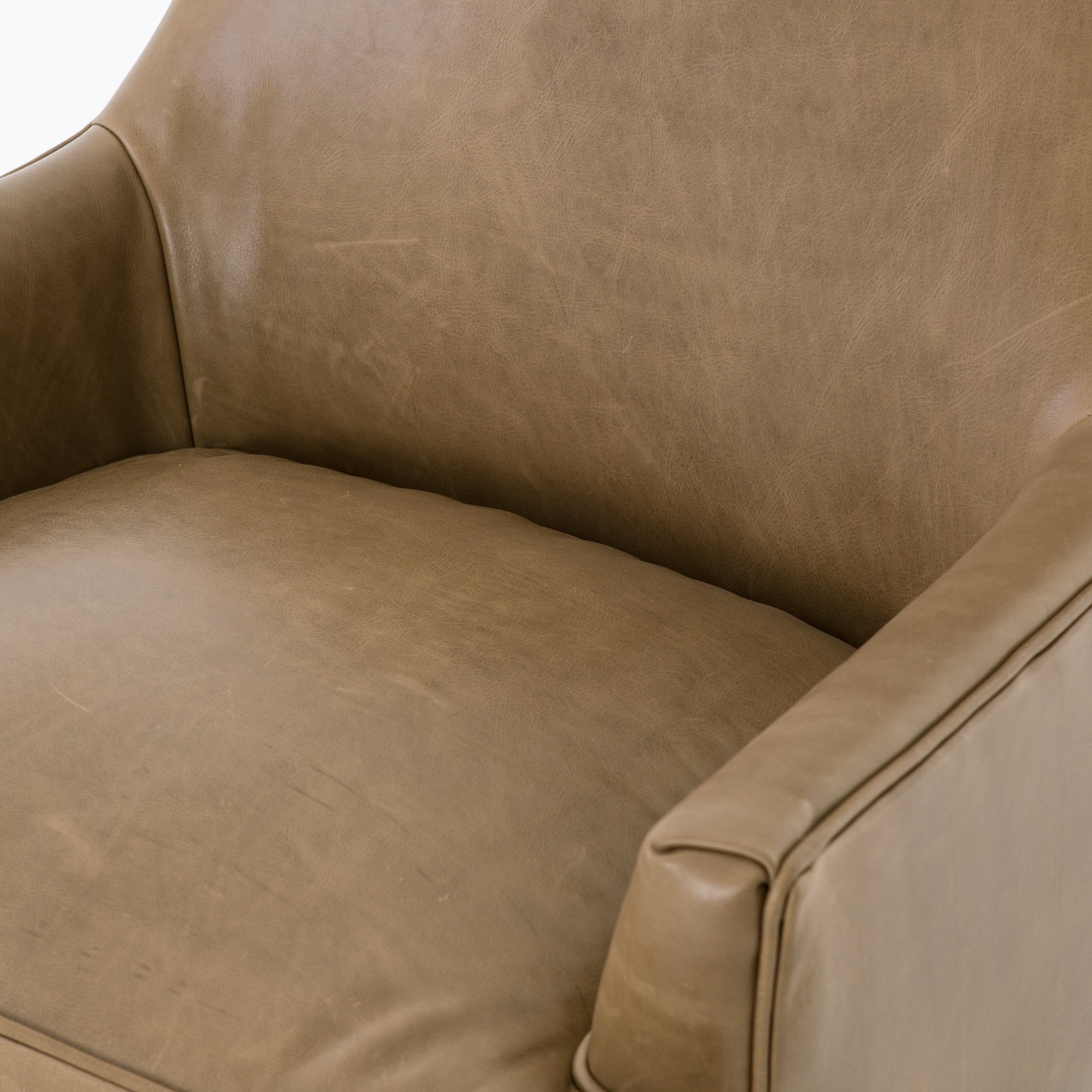 Ilona Leather Accent Chair - Image 7