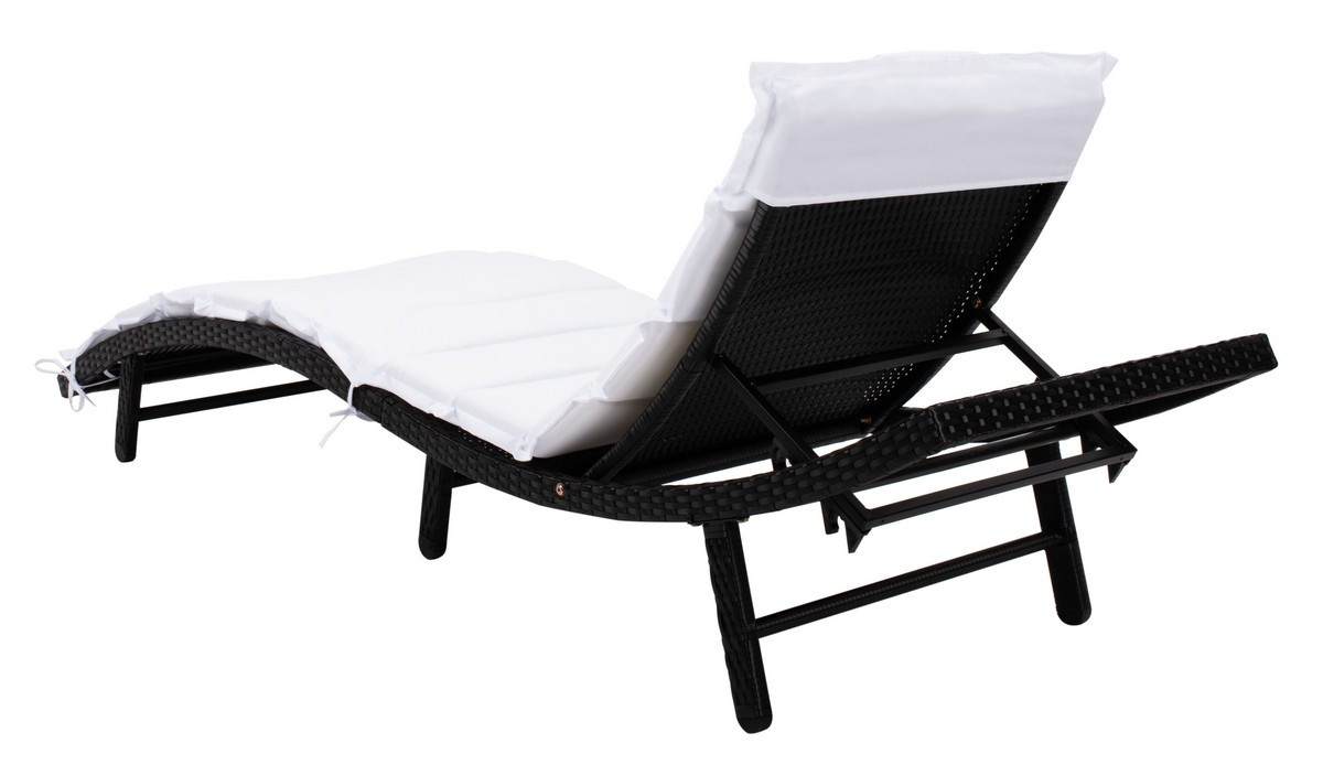 Colley Sunlounger - Black - Safavieh - Image 7