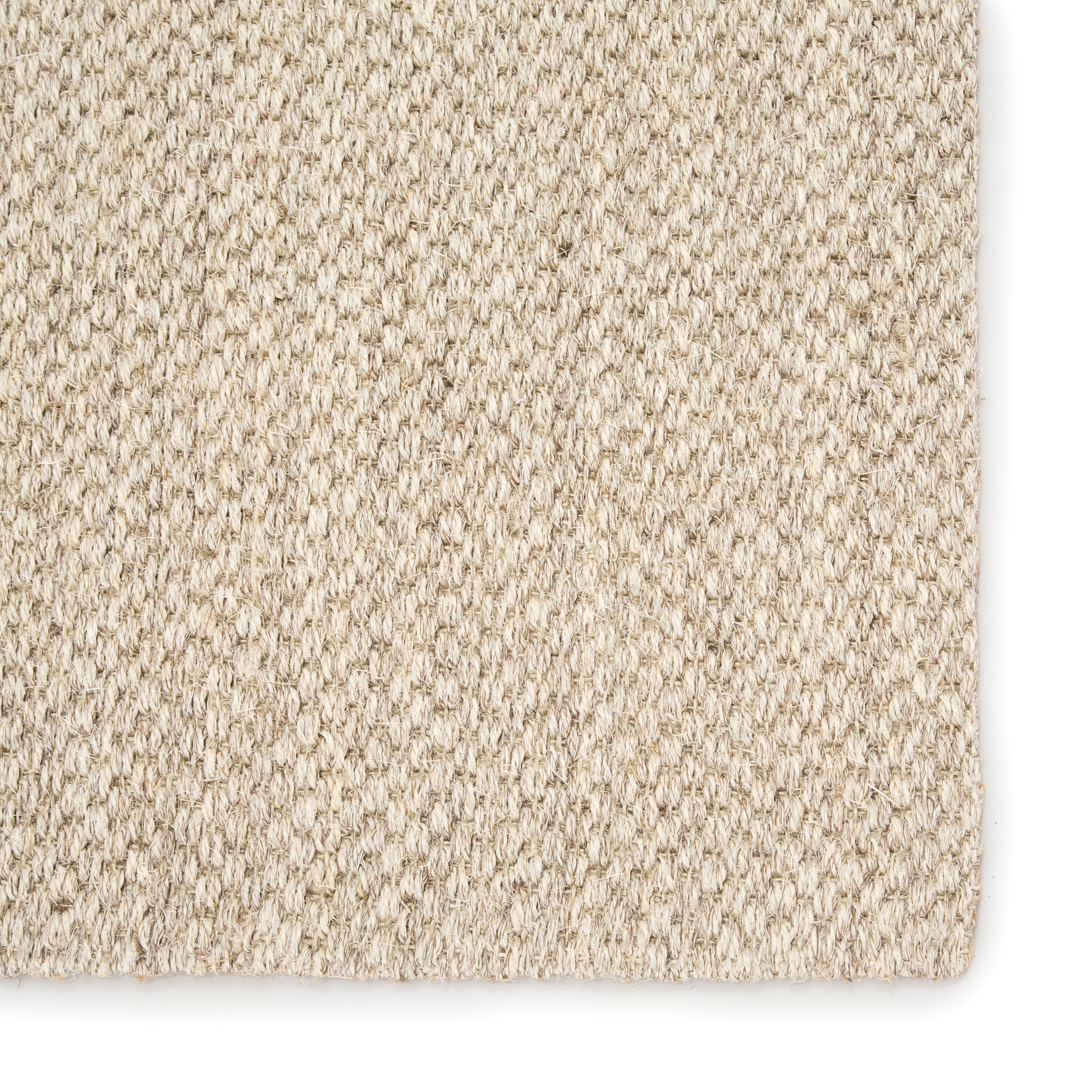Naples Natural Solid White/ Taupe Area Rug (9'6" X 13'6") - Image 3