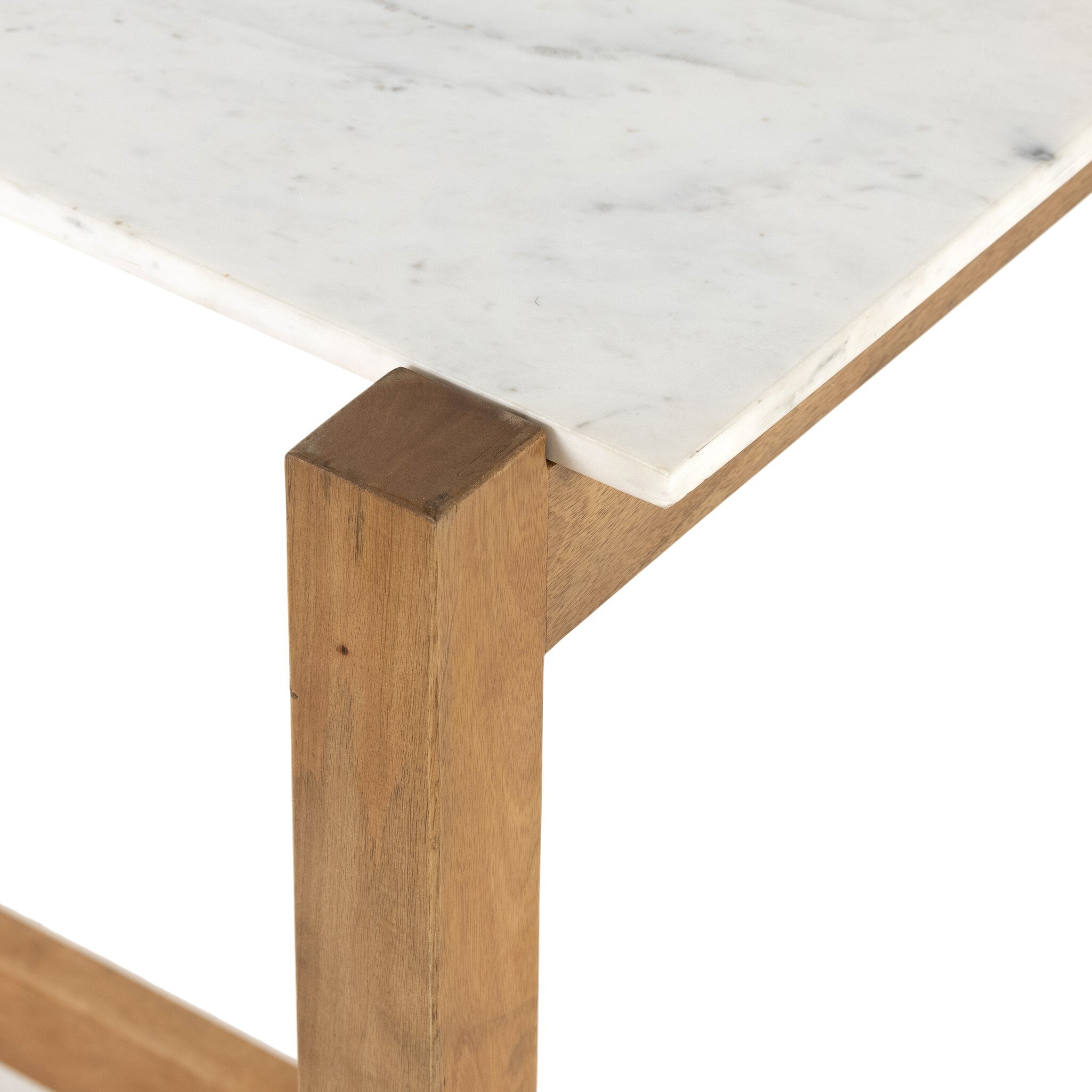 Scout Bar + Counter Table - Polished White Marble - Image 4