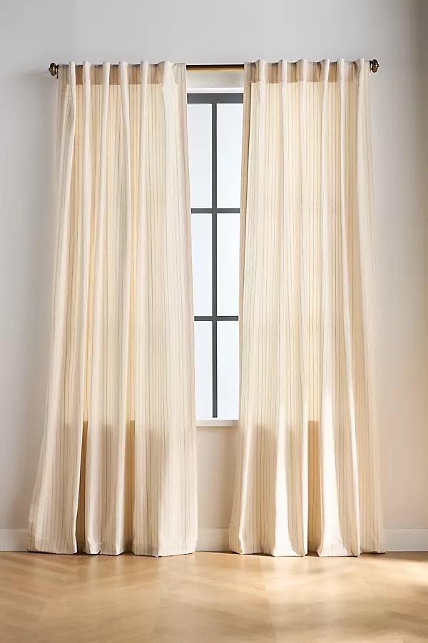 Ticking Stripe Cotton Woven Curtain - Image 0