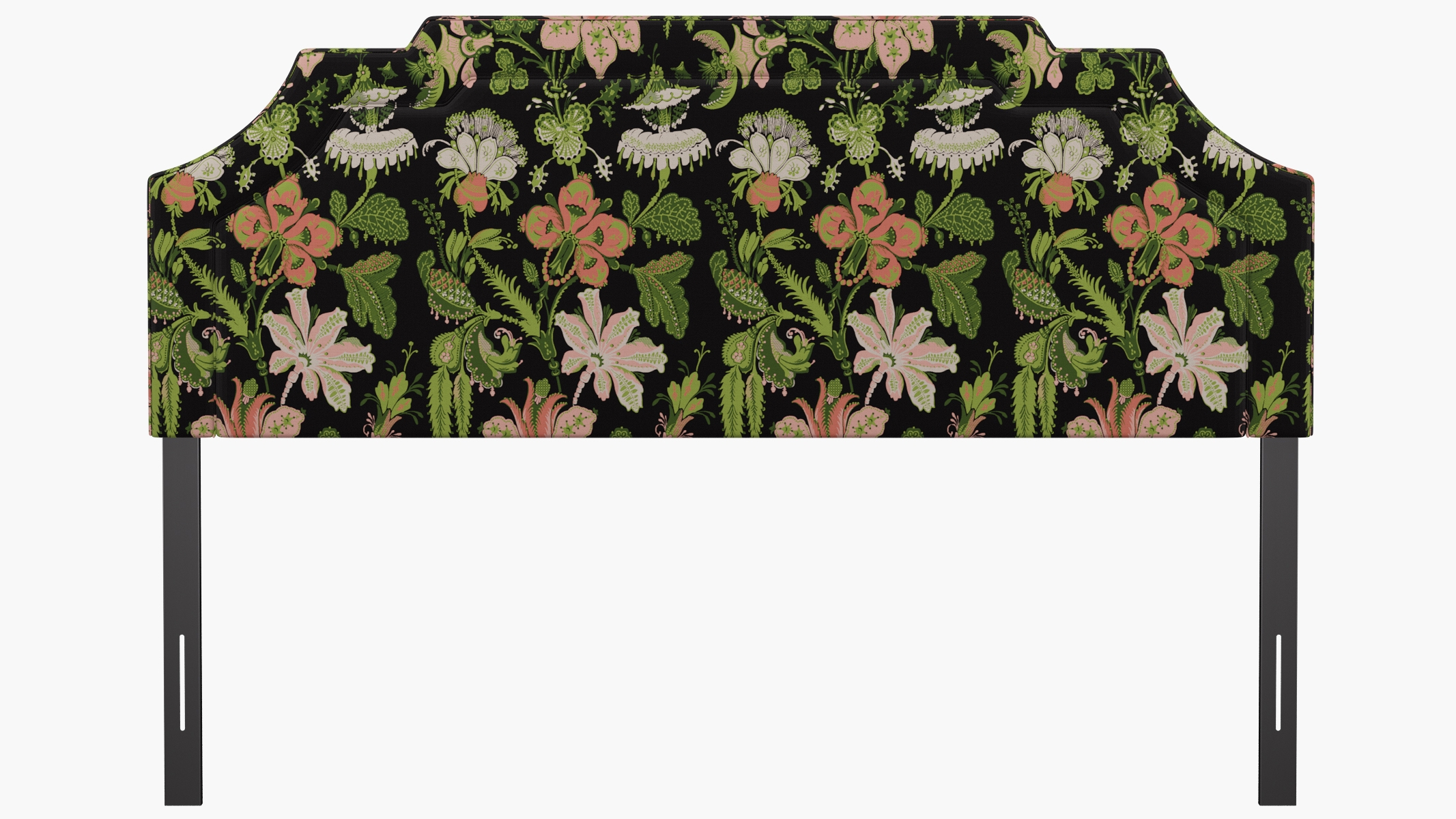 Art Deco Headboard, Coral Onyx Rossetta, King - Image 1