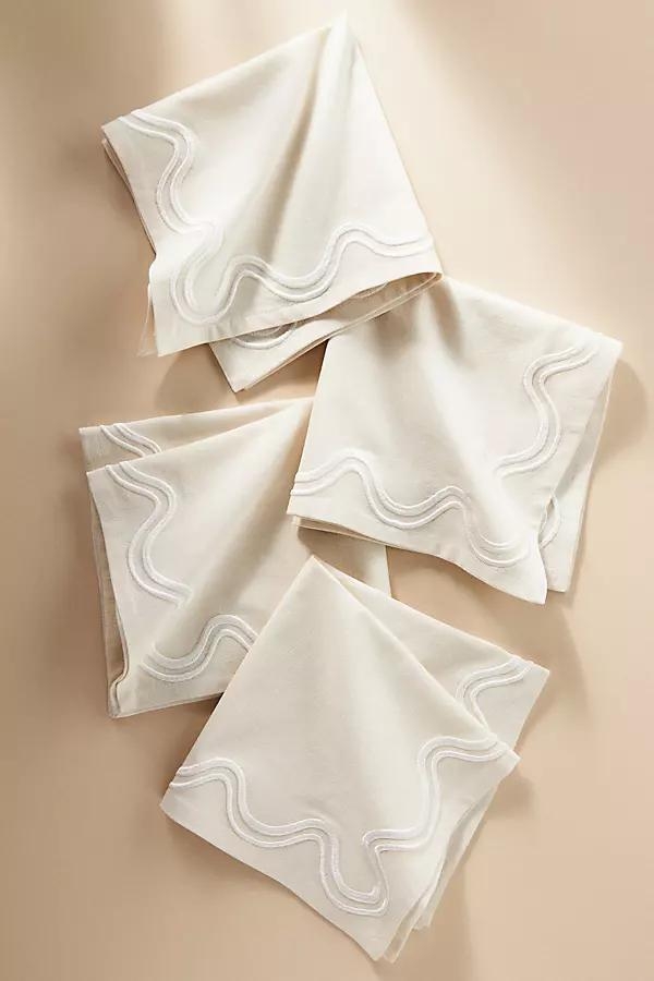 Madeline Embroidered Napkins, Set of 4 - Image 0