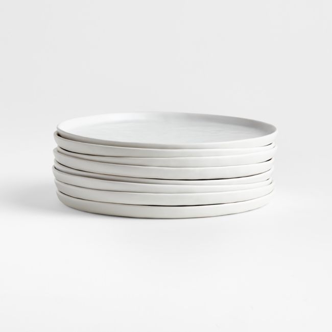 Mercer Matte White Salad Plates, Set of 8 - Image 0