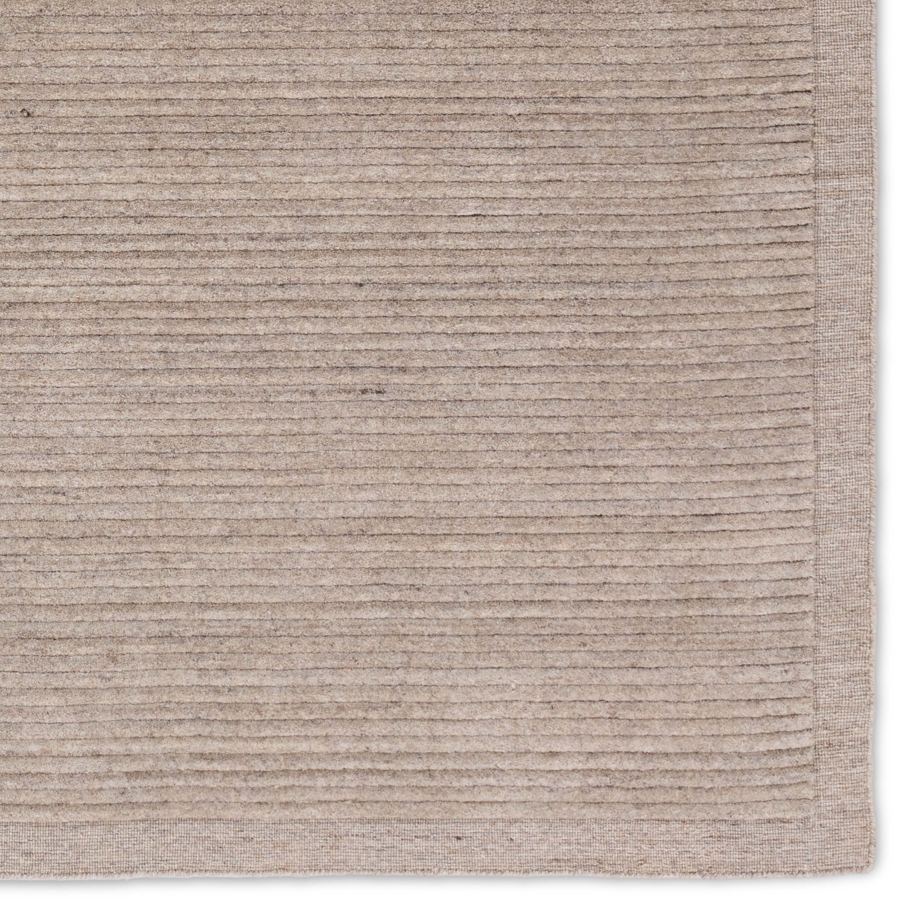 Vayda Handmade Indoor/Outdoor Solid Light Brown Area Rug (18"X18") - Image 3