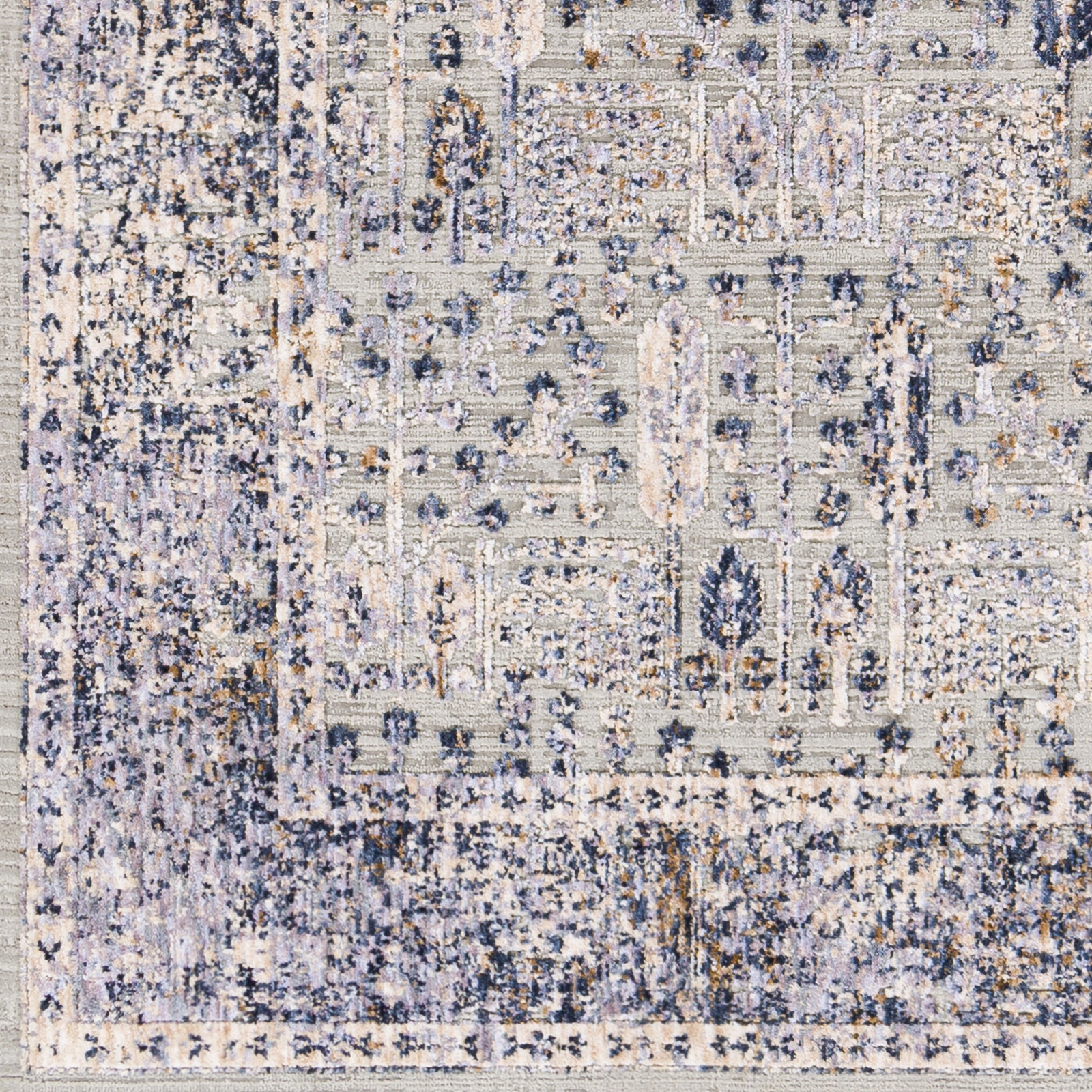 Infinity Beige Indoor 2'6" x 7'3" Machine Woven Rug - Image 5
