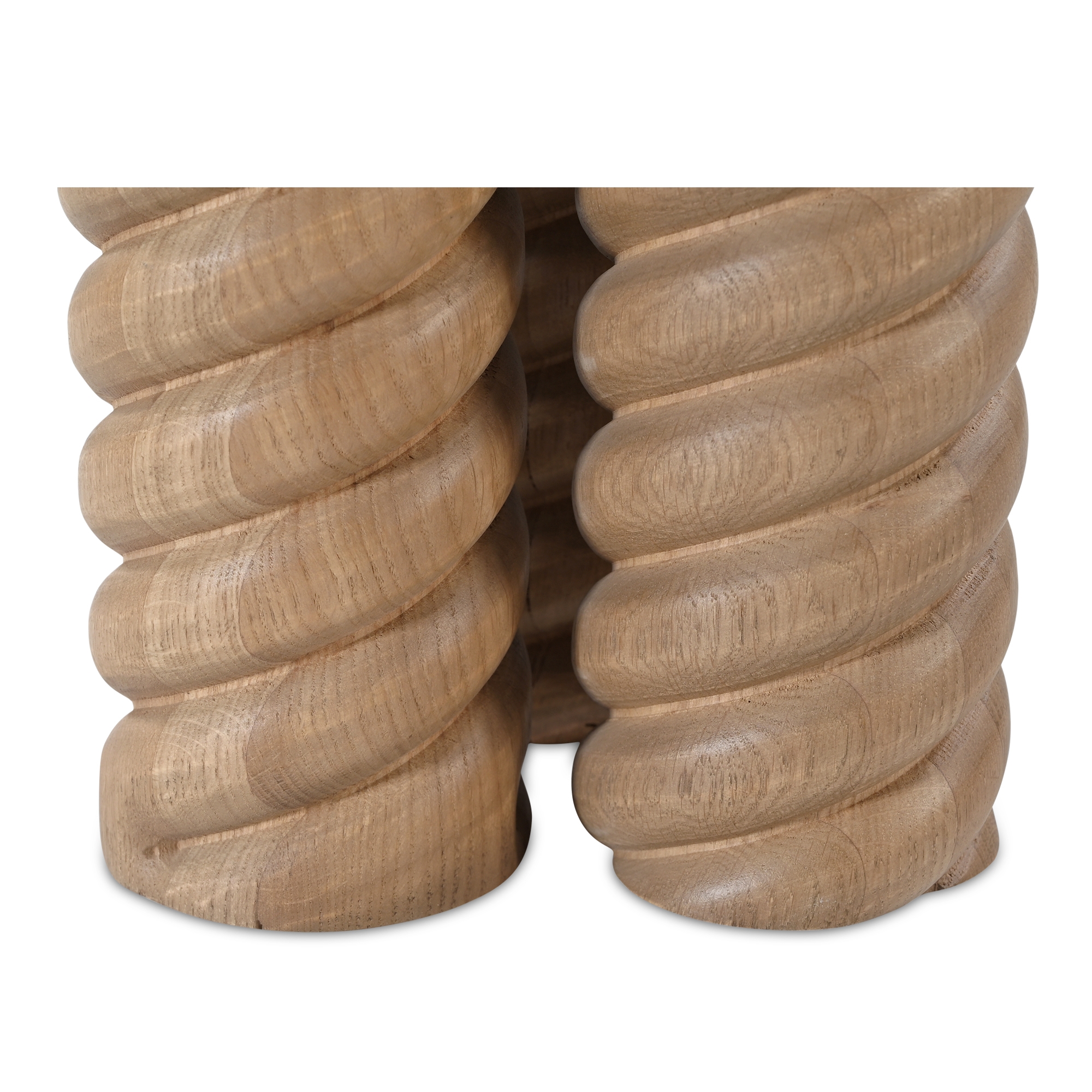 Treccia Side Table Oak - Image 3