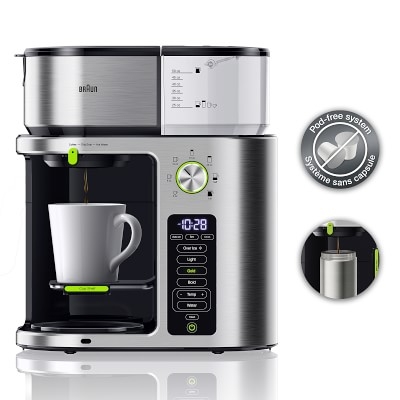Braun MultiServe Drip Coffee Maker, Stainless-Steel - Image 1