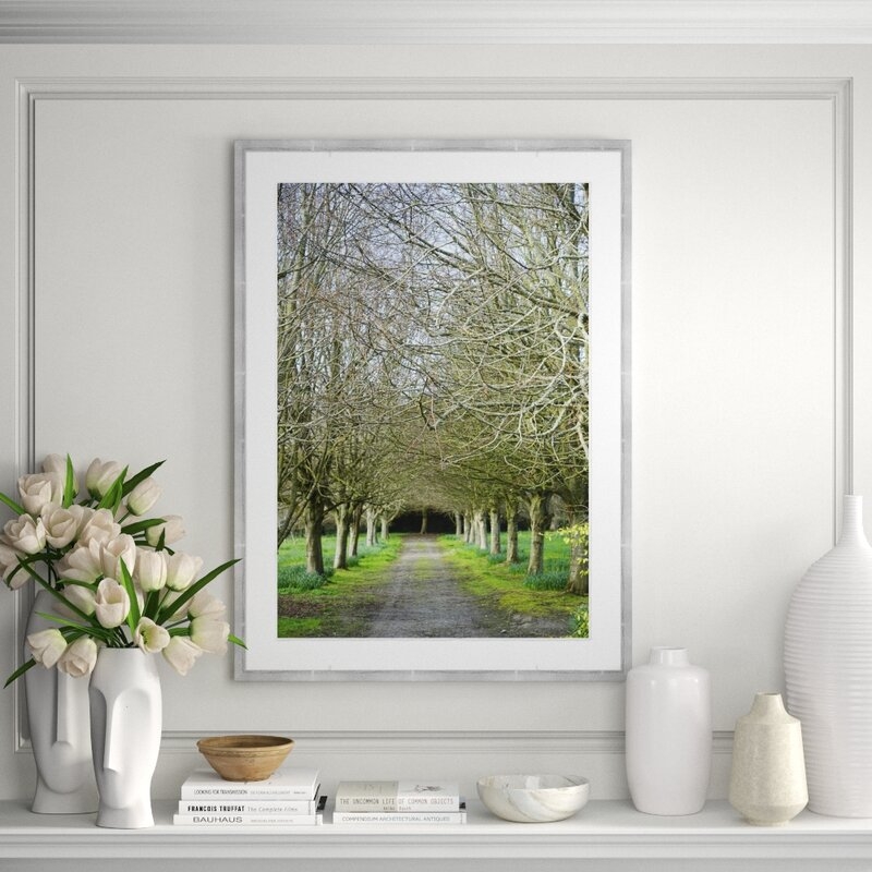 Soicher Marin Charlotte Moss 'Through the Allee' Framed Photograph on Canvas - Image 0