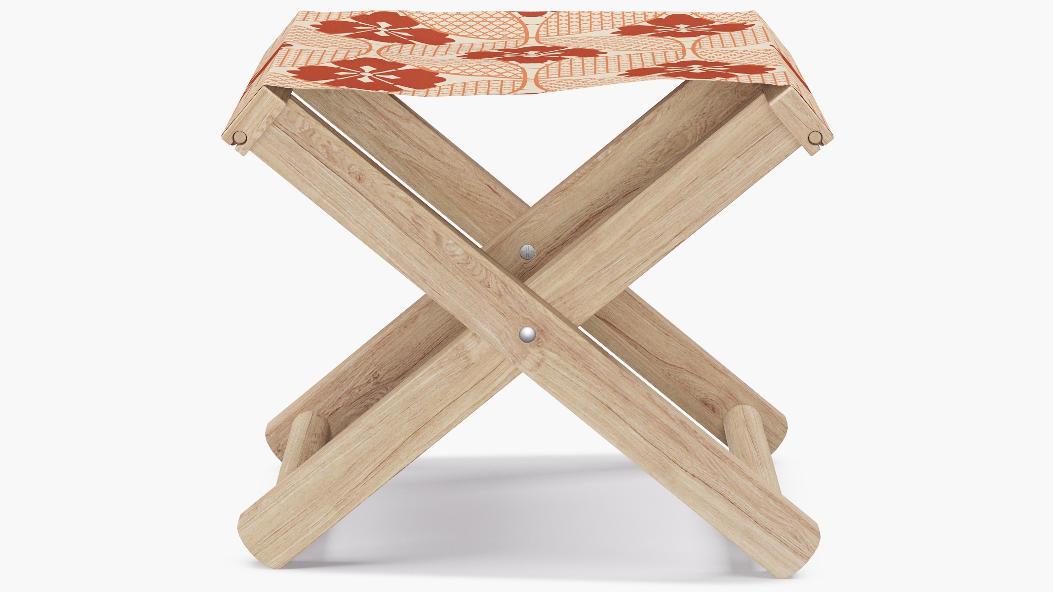 Cabana Stool, Coral Solaire - Image 0