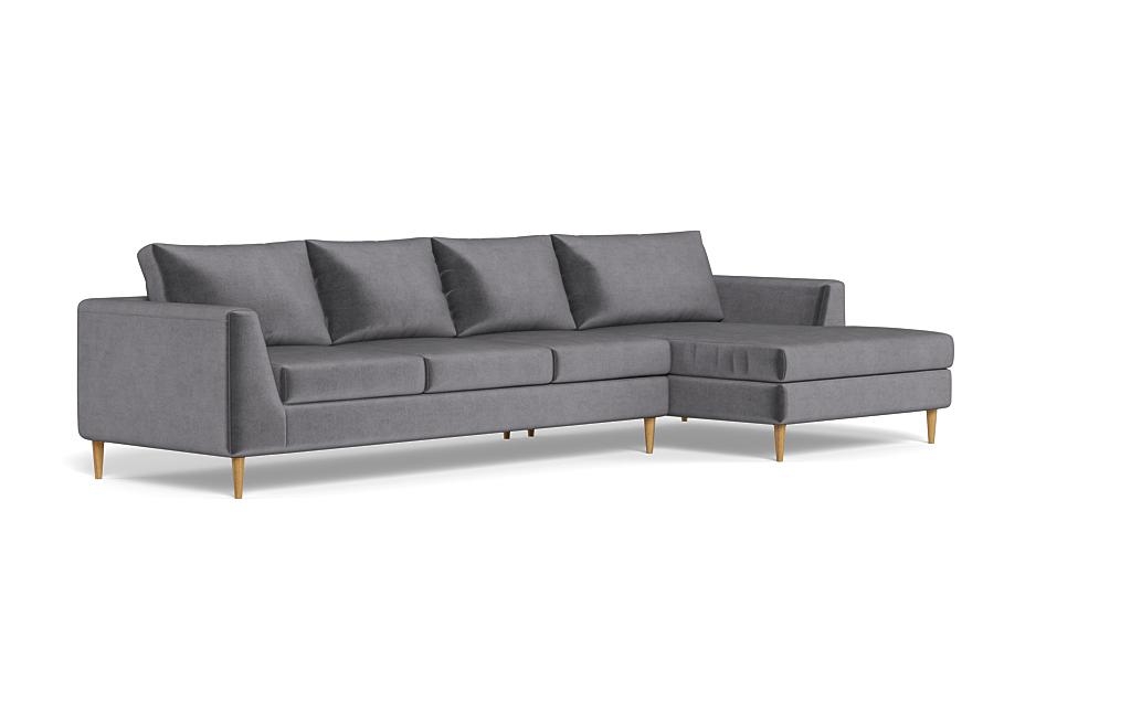 Asher 4-Seat Right Chaise Sectional - Image 1