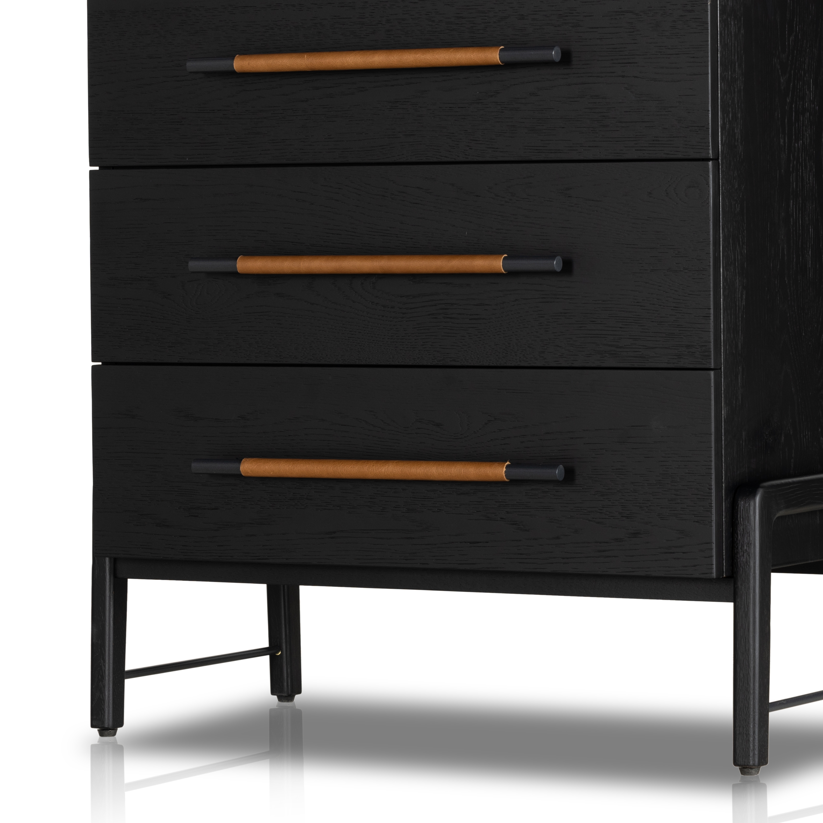 Rosedale 3 Drawer Dresser-Ebony Oak - Image 10